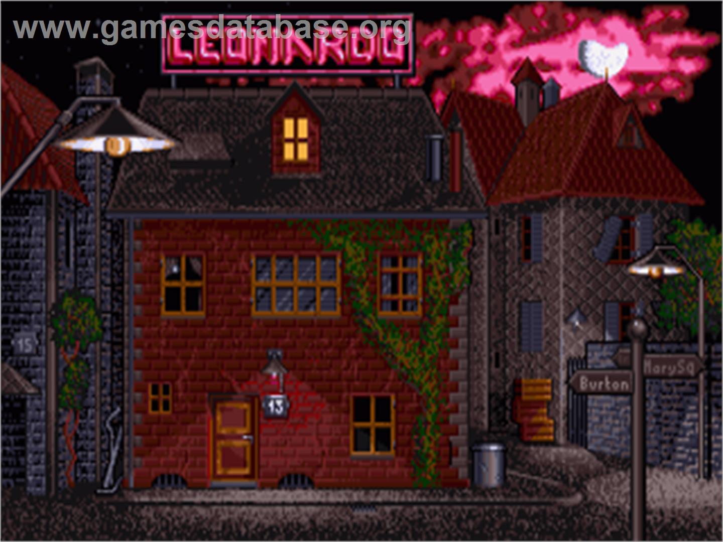 Leonardo - Commodore Amiga - Artwork - Title Screen